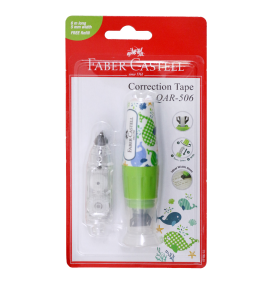 Bút Xóa Kéo Nắp Đậy QAR 506, 6M, FANCY GREEN +1 Refill